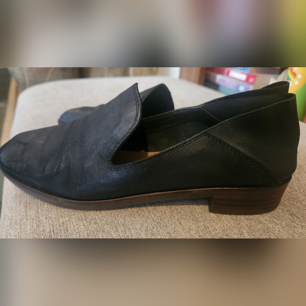 Lucky Brand Black Leather Loafers